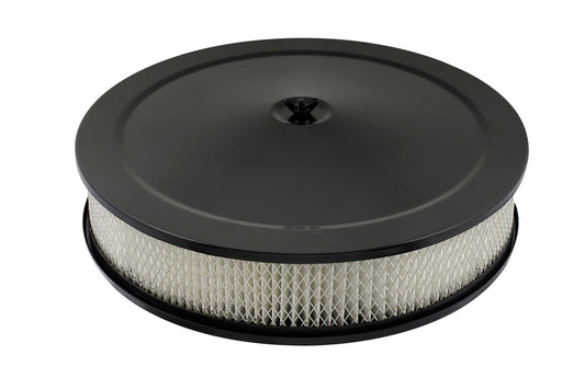 Mr Gasket MG9790BP Comp Air Cleaner 14" Flat Blk