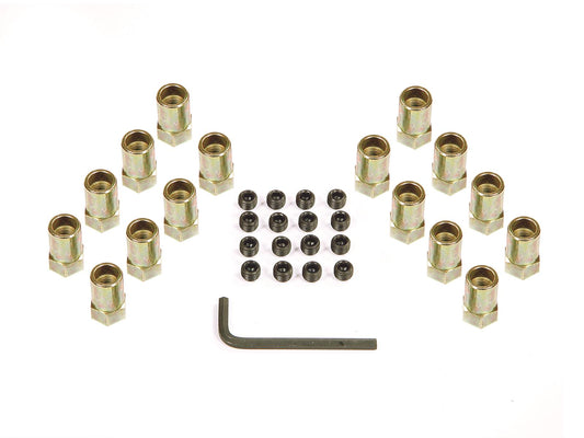 Mr Gasket MG920G Rocker Arm Nuts 3/8 Gold