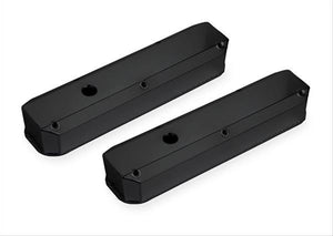 Mr Gasket MG6861BG Fabricated Alum Valve Covers Black Mopar Sb 273-360 V8