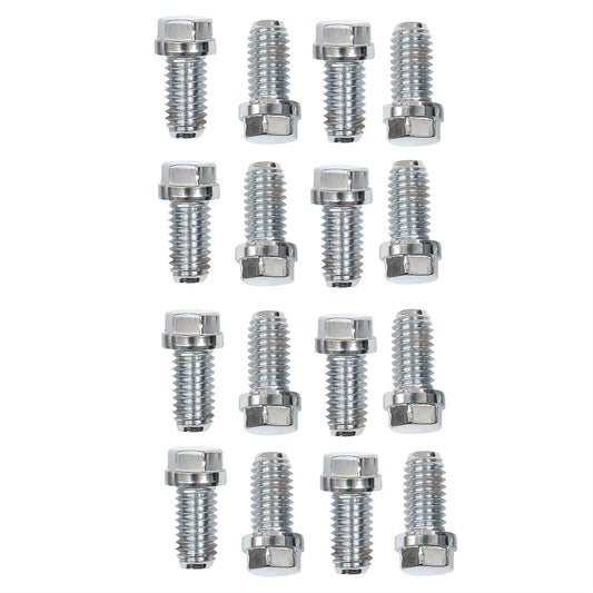Mr Gasket MG2211G Header Blt S/S 3/8"-16X3/4"16Pc