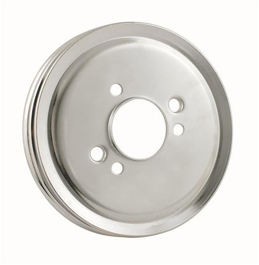 Mr Gasket MG8824MRG Pulley Crnk Double Groove Chev BB Chrome