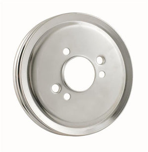 Mr Gasket MG8824MRG Pulley Crnk Double Groove Chev BB Chrome