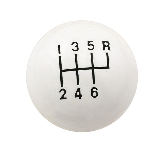 Mr Gasket MG9629 Knob 6 Speed Cl Wht 3/8-16 Unc