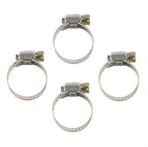 Mr Gasket MG1925 Hose Clamps Fuel Line-4/Set