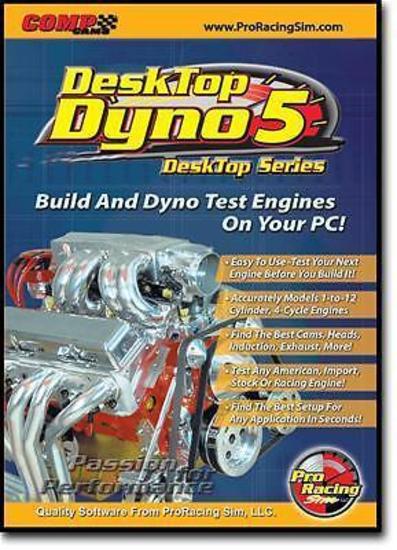 Comp Cams CO186011 Desktop Dyno 5 Pro Racing/Engine Simulation CD Rom