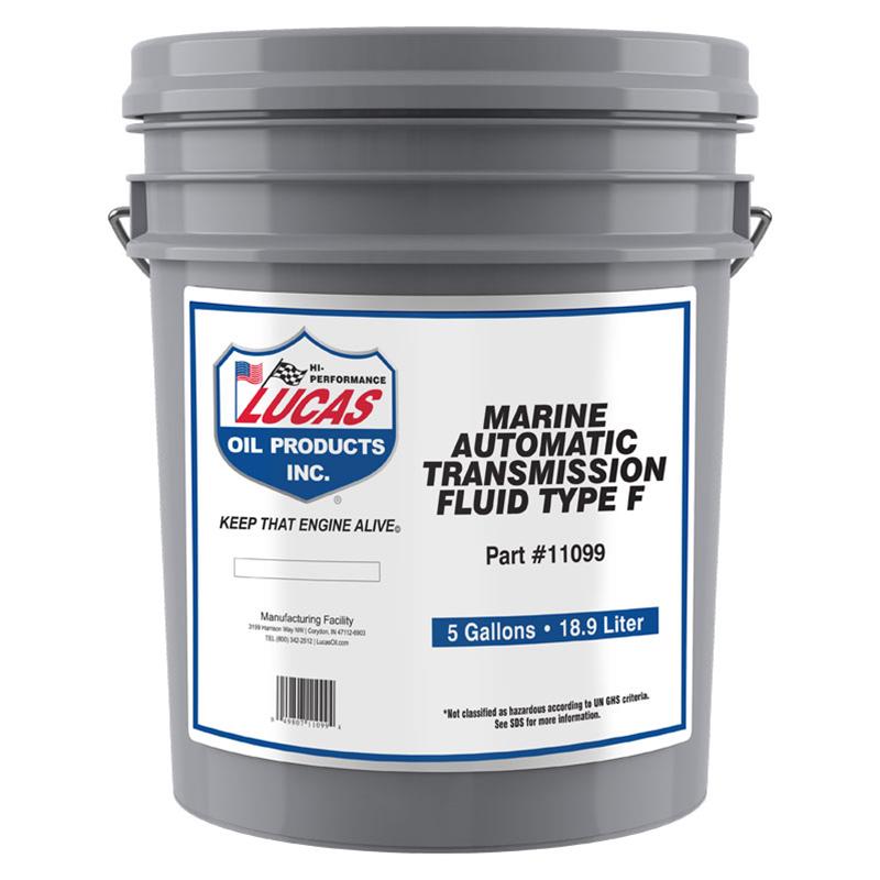 Lucas Oils LUS-11099 Marine ATF Type FA 5 Gallon Pail