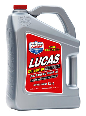 Lucas Oils LUS-10570 Synthetic SAE 10W-30 CJ-4 SM Motor Oil 1 Gallon