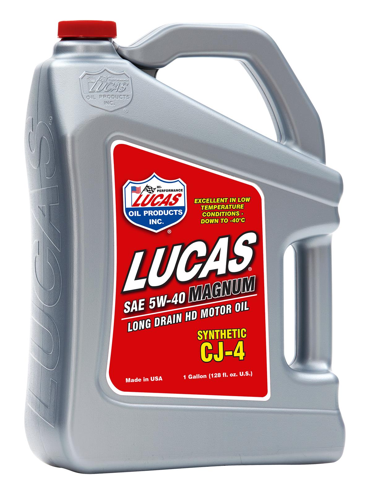 Lucas Oils LUS-10436 Synthetic SAE 5W-40 CJ-4 SM 1 Gallon