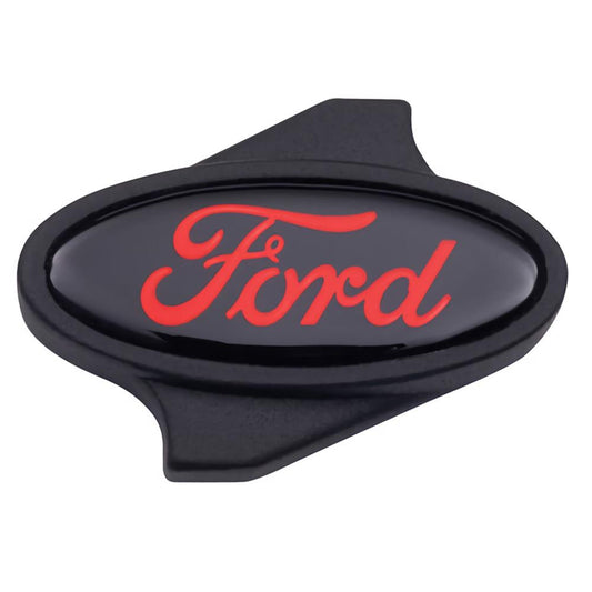 Ford Racing FMS-302-339 Ford' Air Cleaner Center Nut Black Crinkle Red Logo