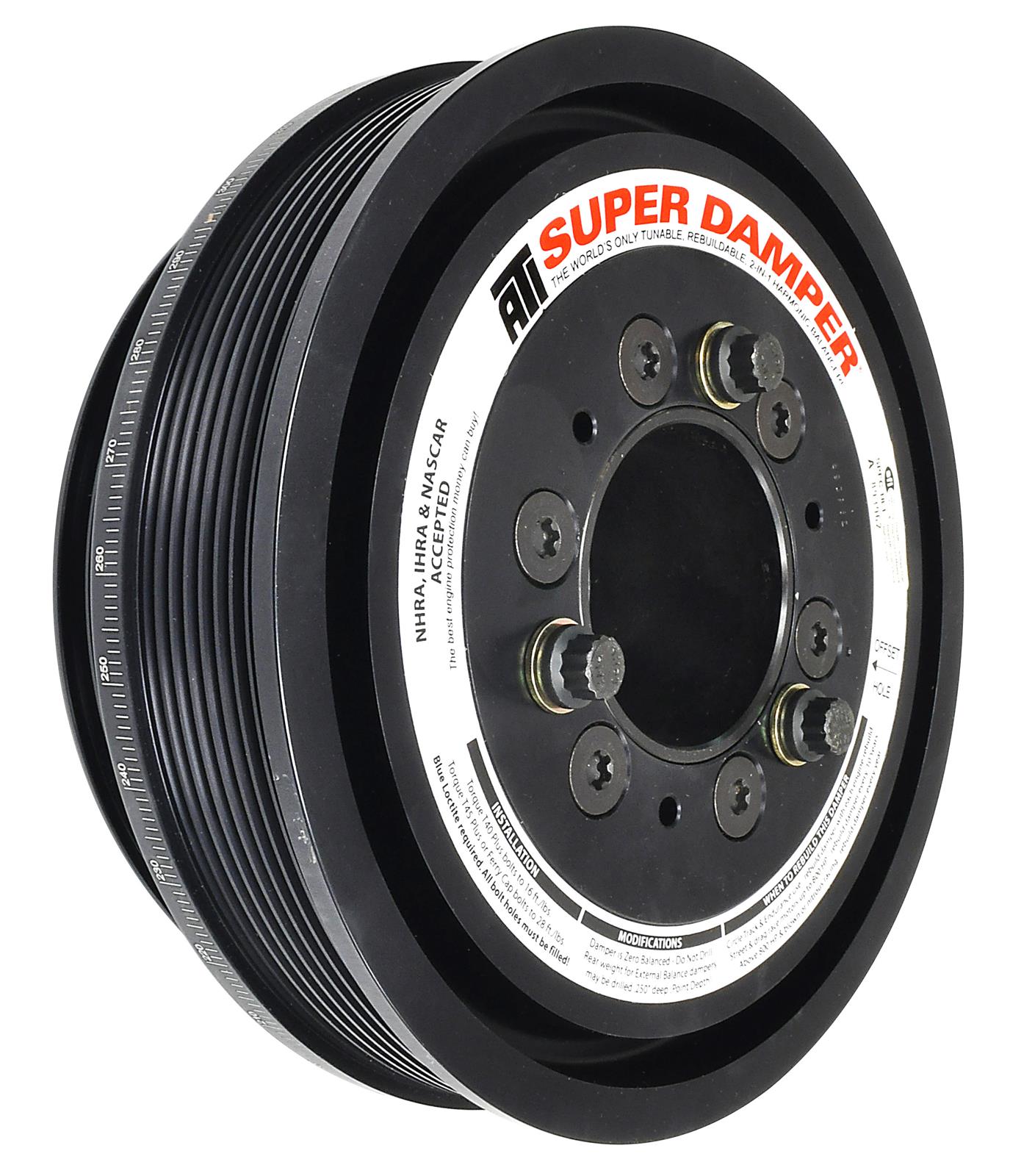 ATI Performance ATI918053 Products SFI Super Harmonic Balancer Ford Coyote 5.0L 15% Od