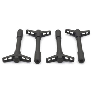 Ford Racing FMS-302-326 Ford' Valve Cover Wing Nuts Black Crinkle 4 Per Pkg