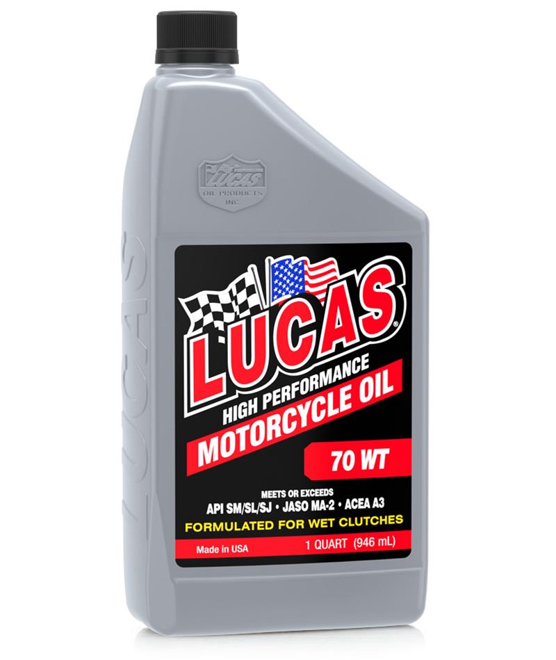 Lucas Oils LUS-10750 70 wt. Motorcycle Oil 5 Gallon Pail