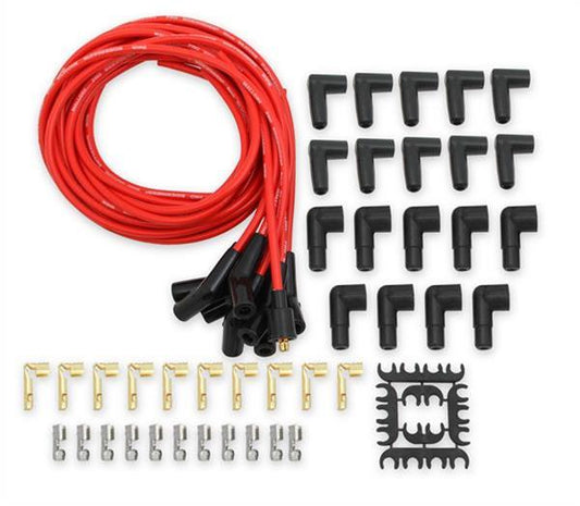 Mallory Ignition MA947 *Prosidewinder 8mm Red Wire Se Universal V8 w/ 45 Boots
