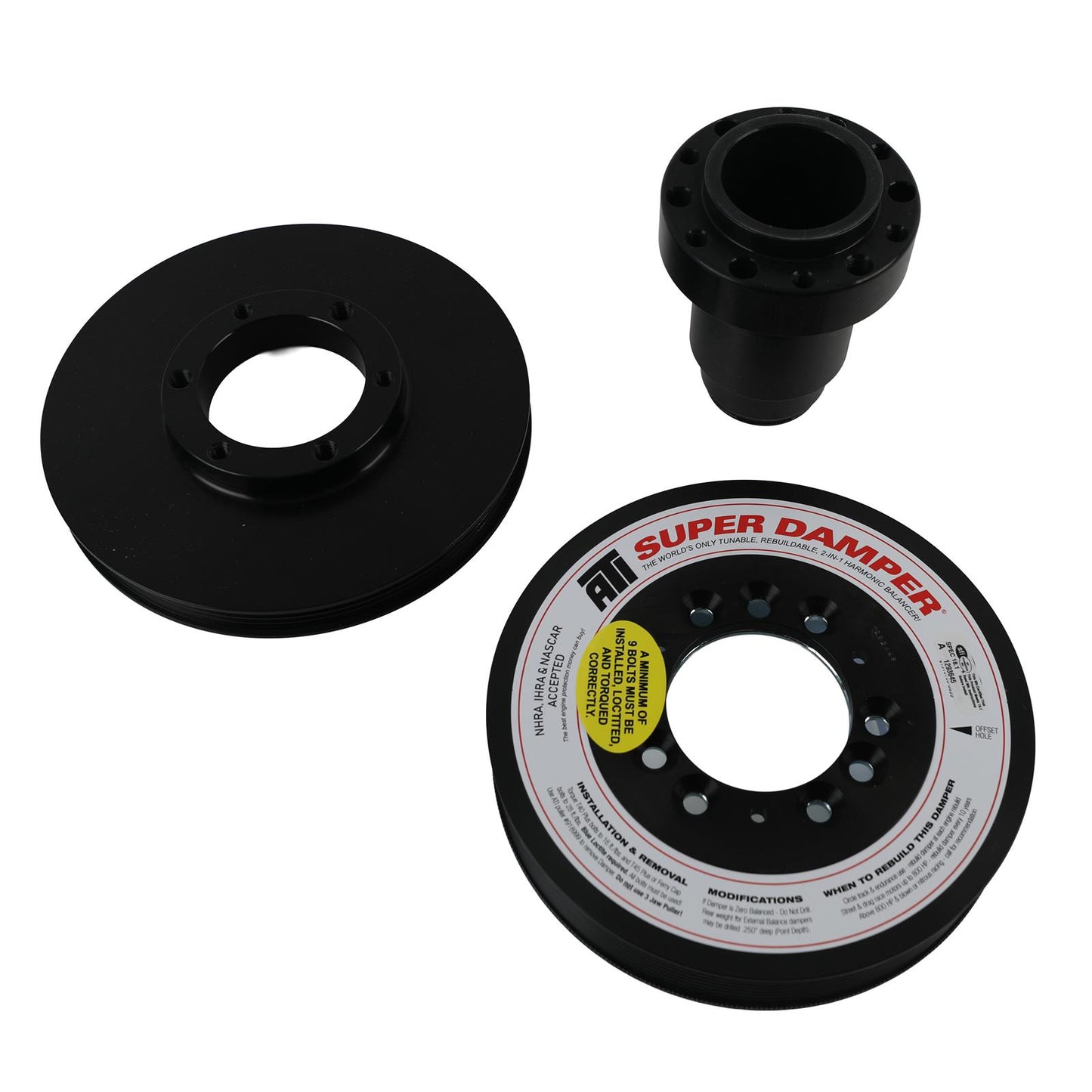 ATI Performance ATI917285 Products Super Harmonic Balancer LS3 8 Grv Chev 3-Bolt 3 Rg
