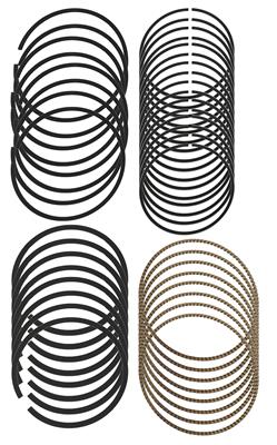 Hastings HSN-2M139020 *4 Moly Piston Rings I-4.000-0.020-5/64-5/64-3/16 (RS2271020ML8H)
