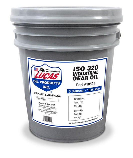 Lucas Oils LUS-10591 Industrial Gear Oil ISO 320 5 Gallon Pail