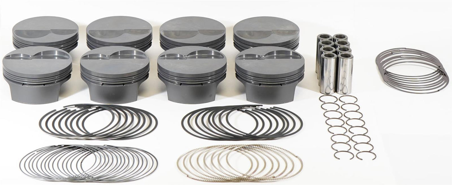 Mahle Motorsports MLE-930250130 Mahle forged Ford SB Flat top Incl 1 x 1 x 2mm Rings