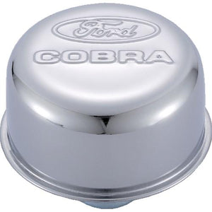 Ford Racing FMS-302-225 Ford Cobra' Air Breather Cap Chrome Push-In