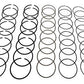 Hastings HSN-2M148020 Chrysler 318 Moly Rings I-3.910-0.020-5/64-5/64-3/16 (RS2127020ML8H)