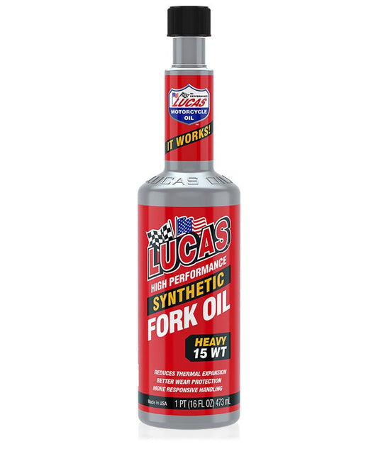 Lucas Oils LUS-10782 Synthetic Fork Oil 15 WT 5 Gallon Pail