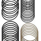 Hastings HSN-2M683 427-454 Chev Moly Rings I-4.250-0.000-5/64-5/64-3/16 (RS2378000ML8H)