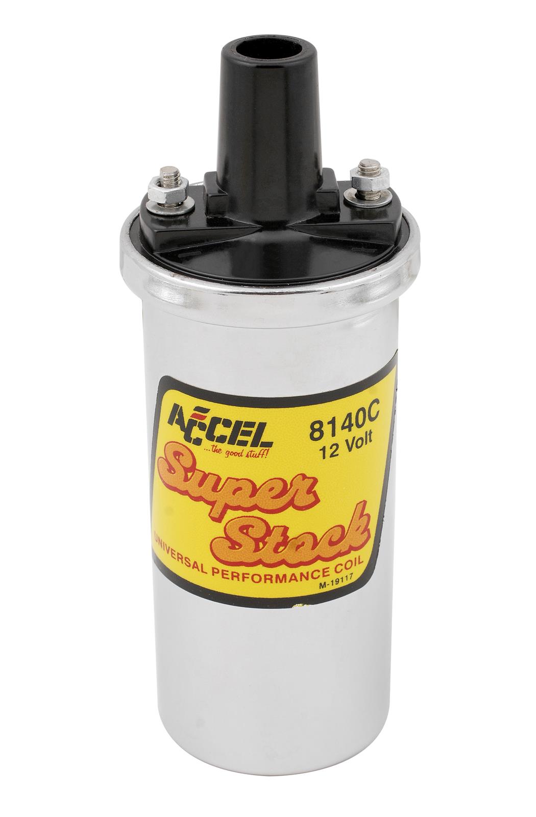 Accel AC8140C Super Stock Coil Chrome