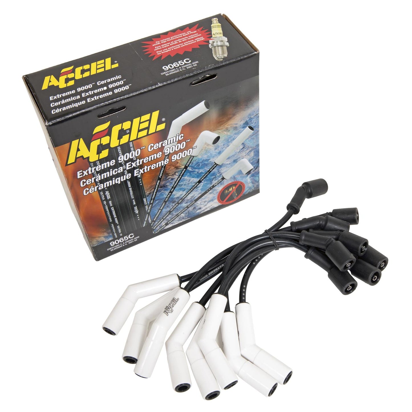 Accel AC9065C Accel Ceramic Boot Plug Wires 8.1 Vortec 336mm Oal