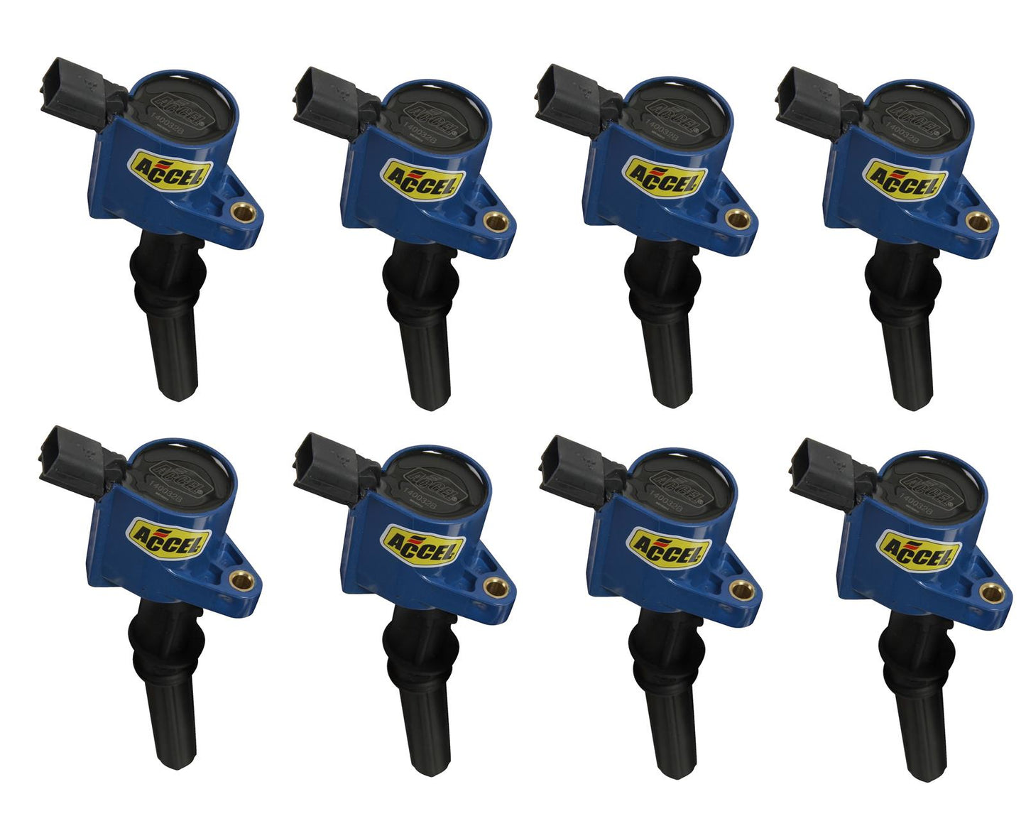 Accel AC140032B-8 8Pk Super Coils Blue Ford Mod Eng V8 2-Valve