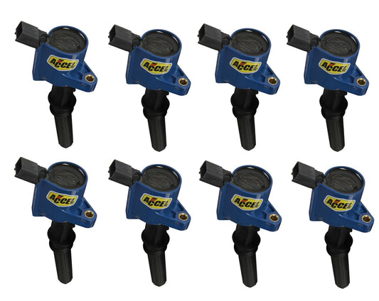 Accel AC140032B-8 8Pk Super Coils Blue Ford Mod Eng V8 2-Valve