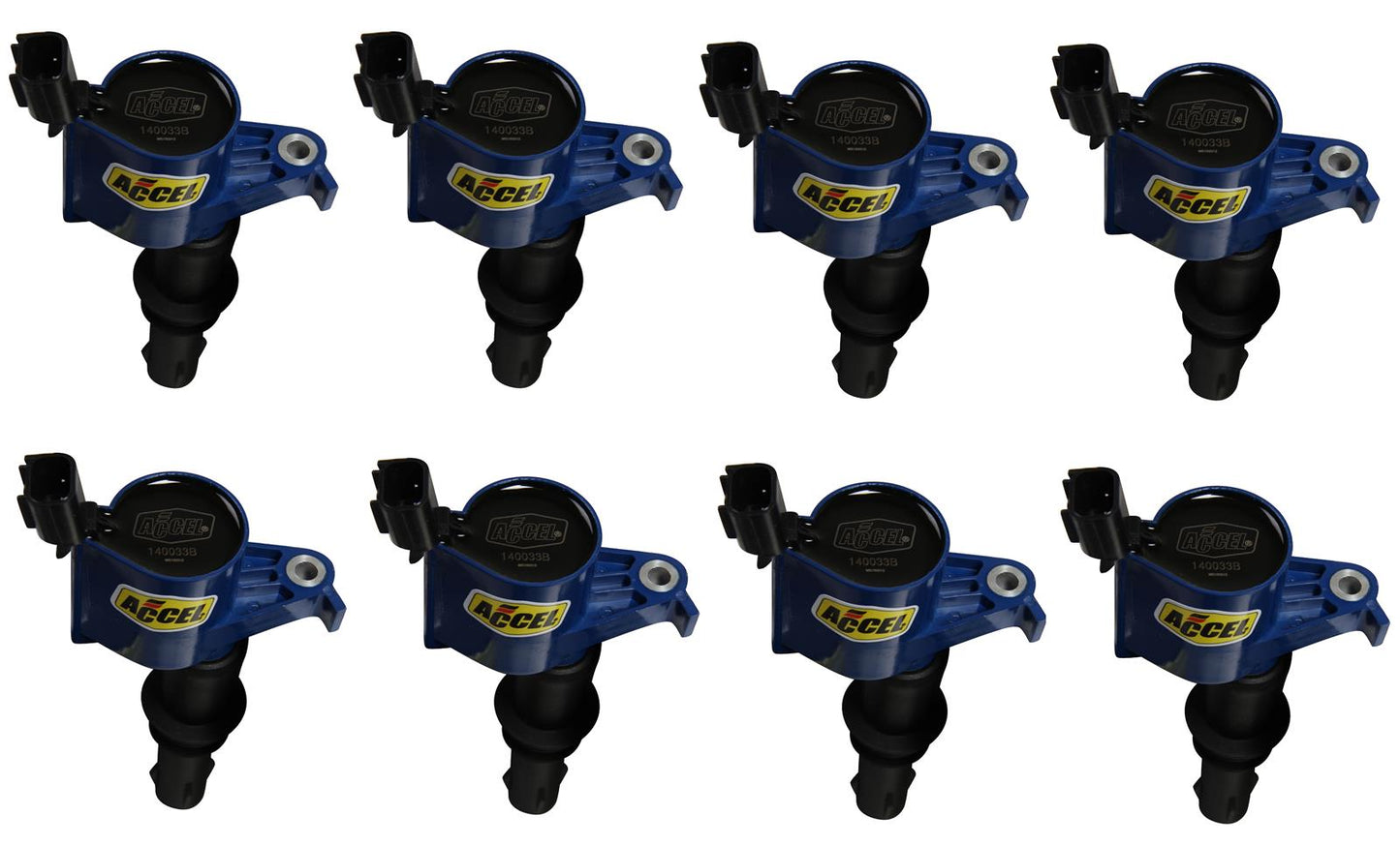 Accel AC140033B-8 8Pk Super Coils Blue Oe Repl Ford Mod Eng V8 3-Valve