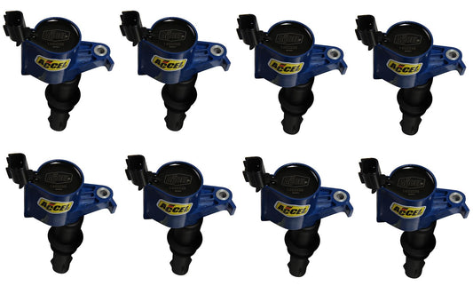 Accel AC140033B-8 8Pk Super Coils Blue Oe Repl Ford Mod Eng V8 3-Valve