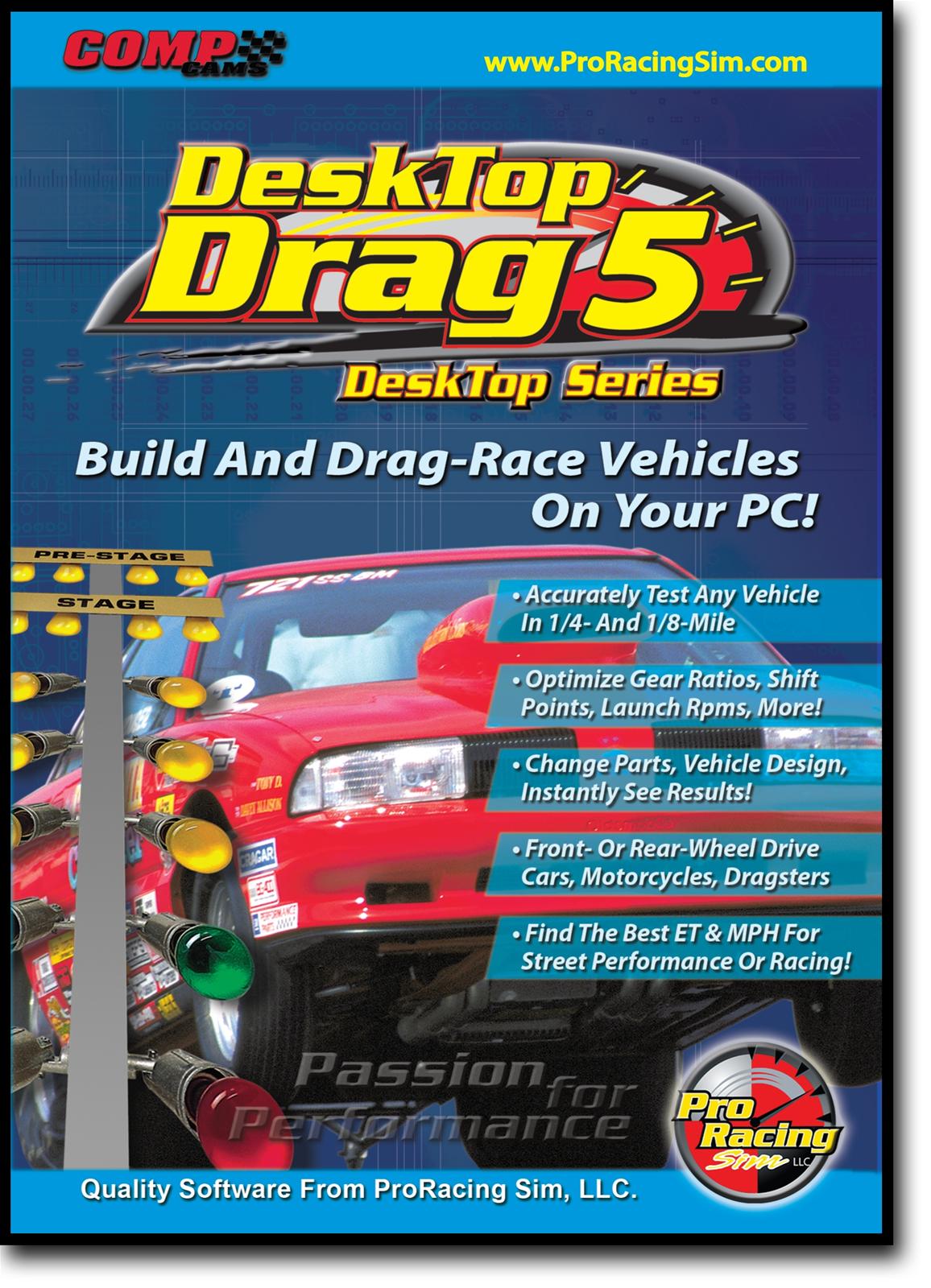 Comp Cams CC186401 Comp Software Desk top Drag 5