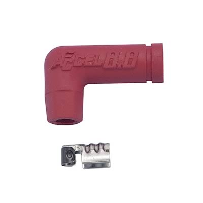 Accel AC170061 Boot/Term Kit 90 Spark Red 9mm