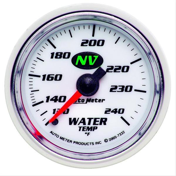 AutoMeter AU7332 NV 2-1/16" Mech Water Temperature Gauge 120-240¶øF