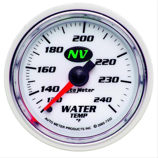 AutoMeter AU7332 NV 2-1/16" Mech Water Temperature Gauge 120-240¶øF