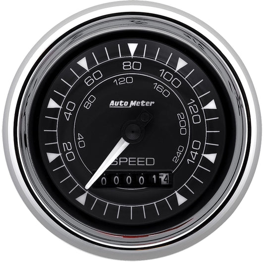 AU9788 | Chrono Chrome 3-3/8" Speedo