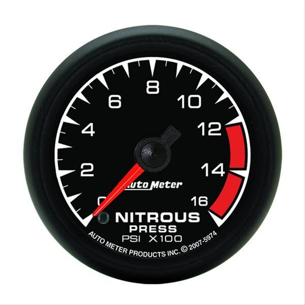 AutoMeter AU5974 ES 2-1/16" Elec Nitrous Pressure Gauge 0-1600 PSI