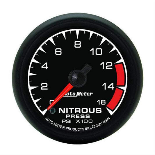 AutoMeter AU5974 ES 2-1/16" Elec Nitrous Pressure Gauge 0-1600 PSI