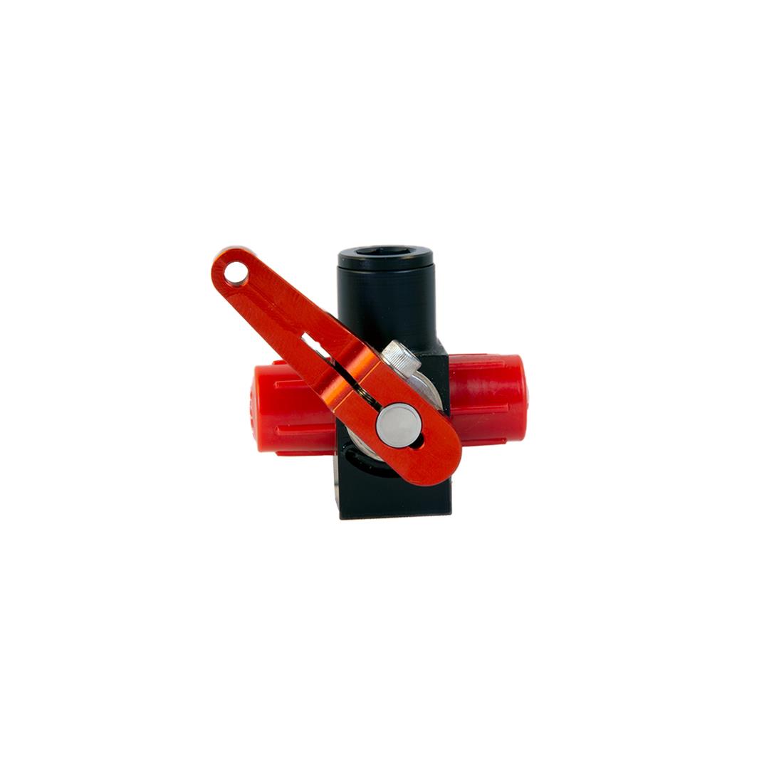 Waterman W44606 -6an 3 Way Shut Off Dash Mount