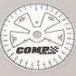 COMP CAMS SPORTSMAN STEEL 9" DEGREE WHEEL WHITE CO4790