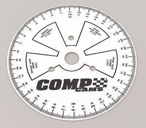 COMP CAMS SPORTSMAN STEEL 9" DEGREE WHEEL WHITE CO4790