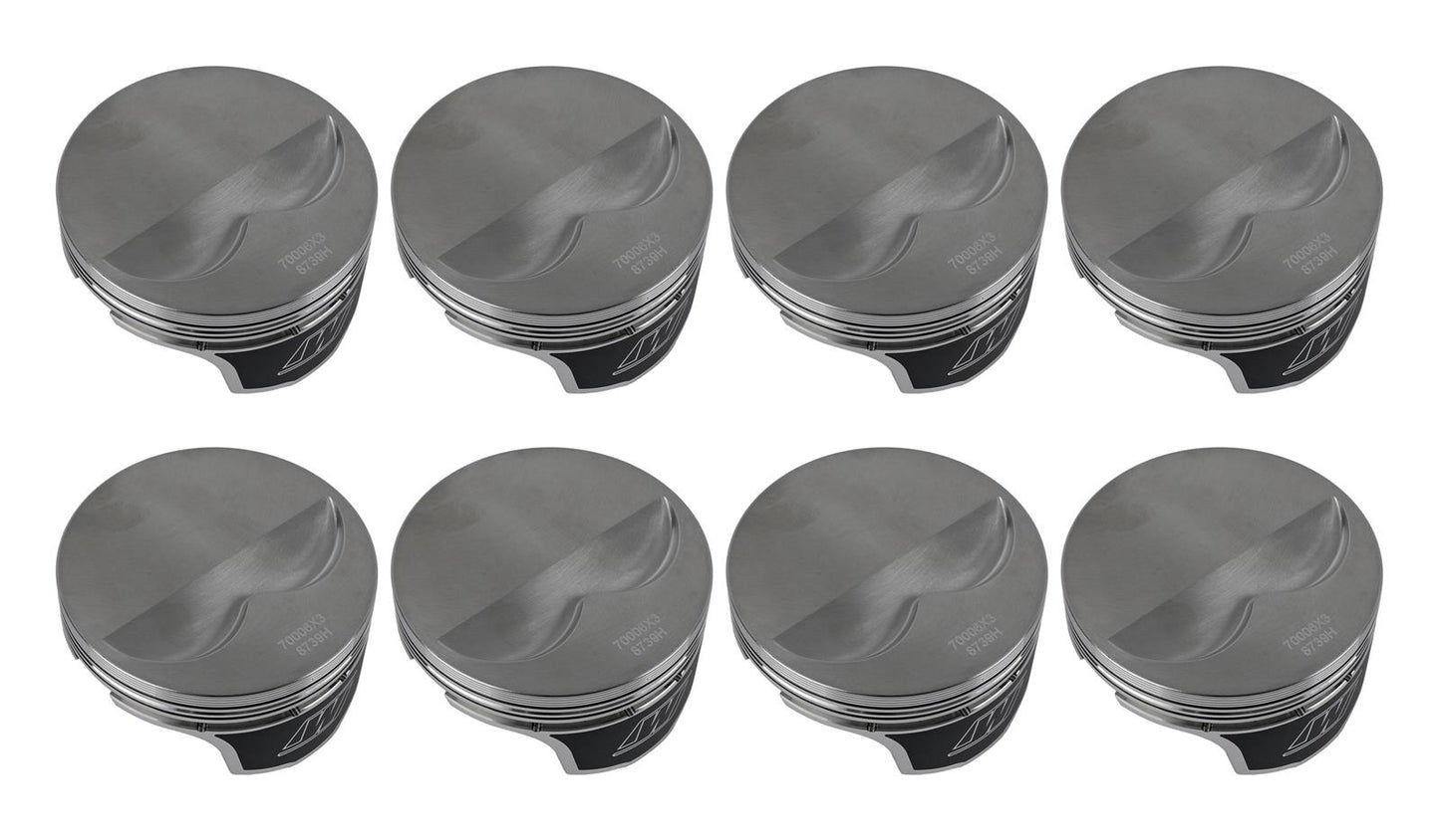 Wiseco Pistons RED0006X3 Chevrolet -6.6cc Flat Top 1.062 X 4.155