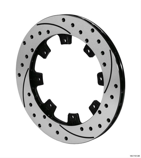 WIL160-12204-BK | Srp Drilled 12.19" Rotor Rhs