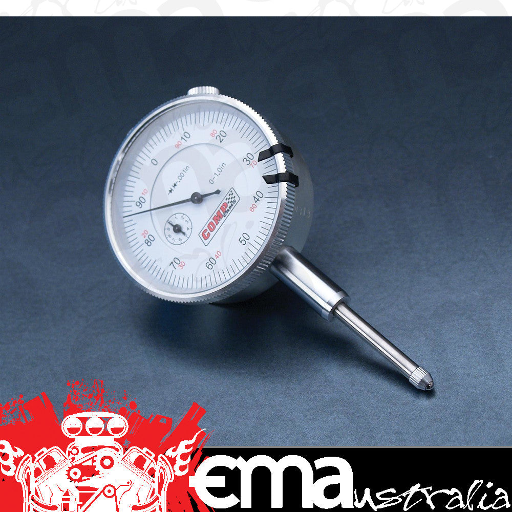 COMP CAMS DIAL INDICATOR GAUGE CO4909 RANGE 0-1.000", INCREMENTS .001"