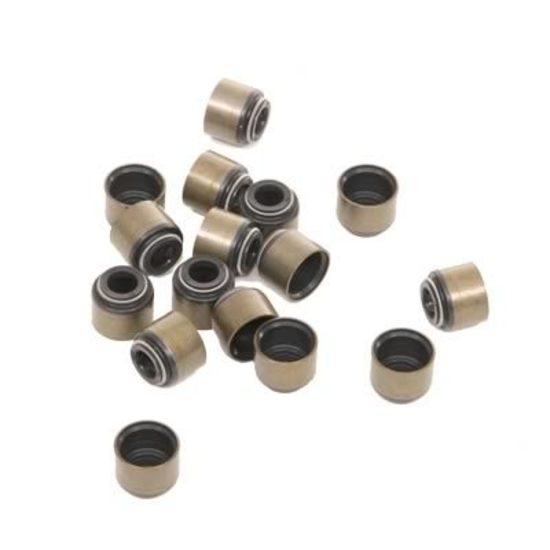 Valve Stem Oil Seals .446" Guide Size, 5/16" Valve Size (8 Pcs of #507 & 8 Pcs of #508 (Small O.D for Triple Spring)) (CO509-16)