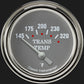Classic Instruments SG227SLF Silver Gray 2 5/8" Transmission Temperature Gauge