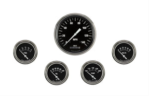 Classic Instruments HR254SLF Hot Rod Five Gauge Set 254