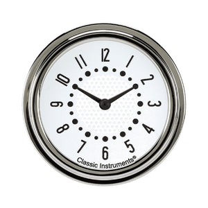 Classic Instruments BET92W Bel Era III Matching White 2 5/8" Clock