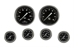 Classic Instruments HR351SLF Hot Rod Six Gauge Set 351