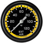 Classic Instruments AX399YBLF Autocross Yellow 2 5/8" External Air Temp. Gauge
